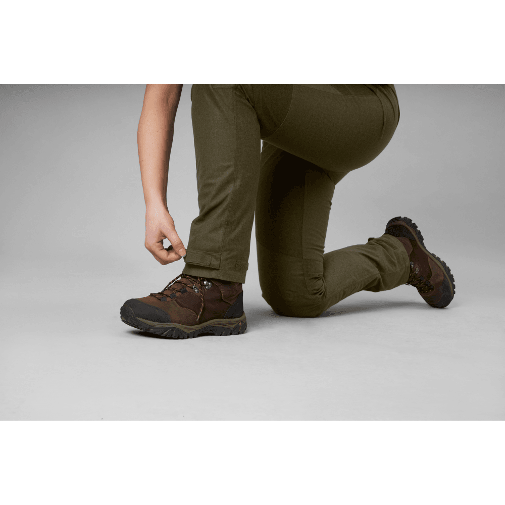Avail Women Trousers - Pine Green Melange