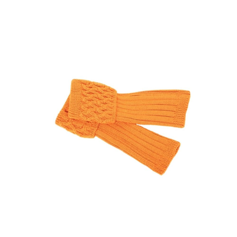 Lady Rannoch Wrist Warmers -Burnt Orange
