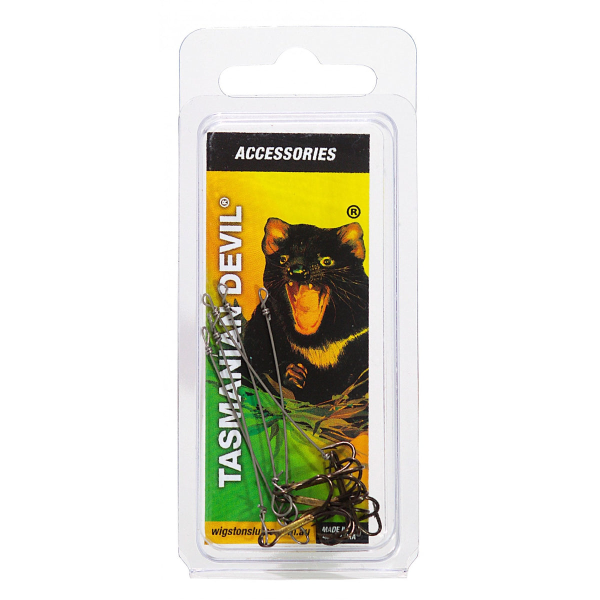Pack of 5 Treble Hook Rigs for Tasmanian Devil Lures
