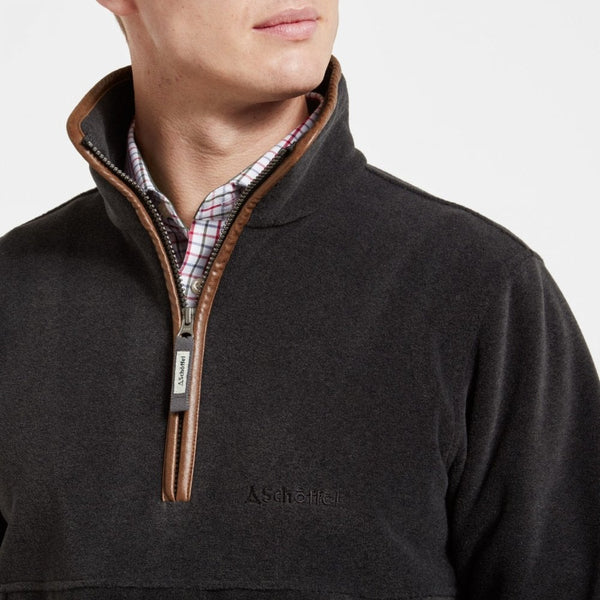 Berkeley 1/4 Zip Fleece - Gunmetal