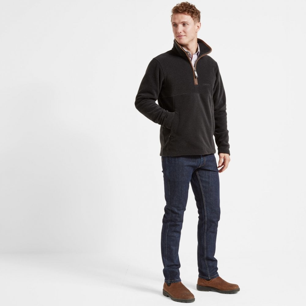 Berkeley 1/4 Zip Fleece - Gunmetal