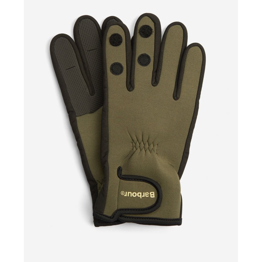 Neoprene Gloves in Dark Olive
