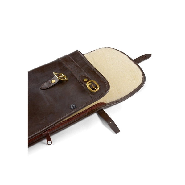 Malton Bridle Leather Bipod Rifle Slip with Flap and Zip