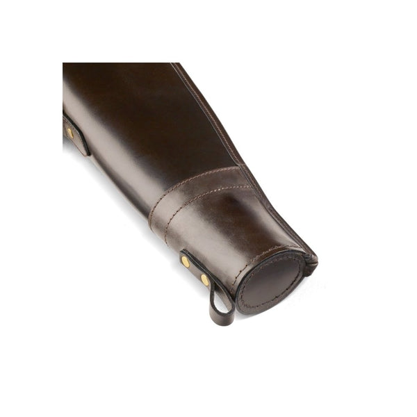Malton Bridle Leather Bipod Rifle Slip with Flap and Zip