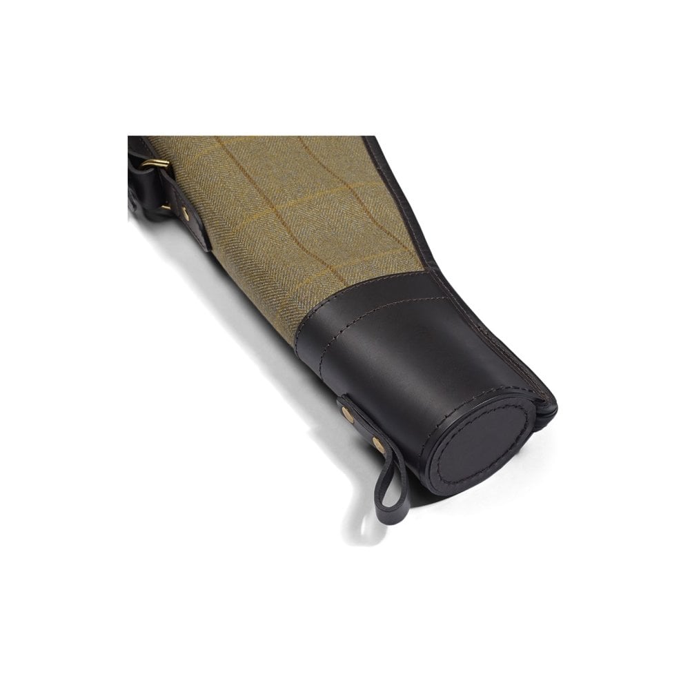 Helmsley Burgundy Tweed Rifle Slip with Flap & Zip