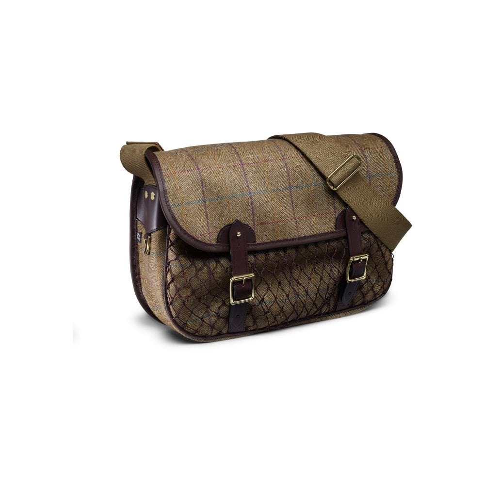 Helmsley Burgundy Tweed Netted Carryall