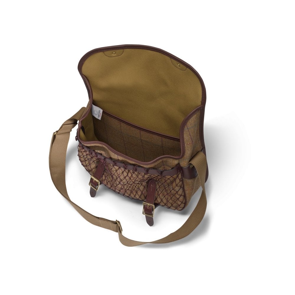 Helmsley Burgundy Tweed Netted Carryall