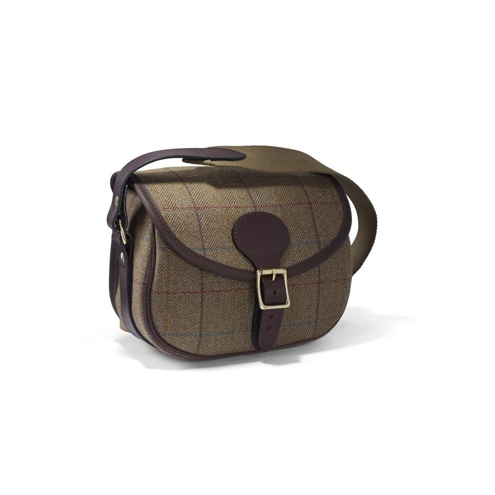Helmsley Burgundy Tweed Cartridge Bag