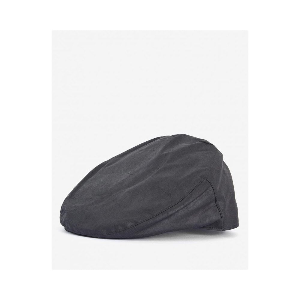 Wax Flat Cap - Black