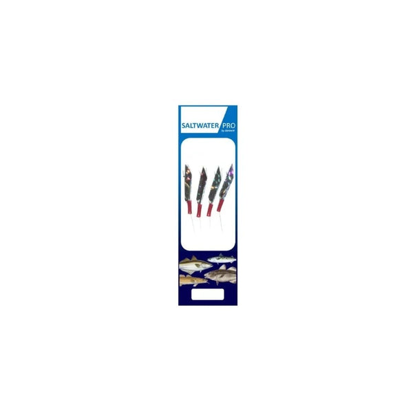 Saltwater Pro Cardoflector Silver 4 Hook Rig