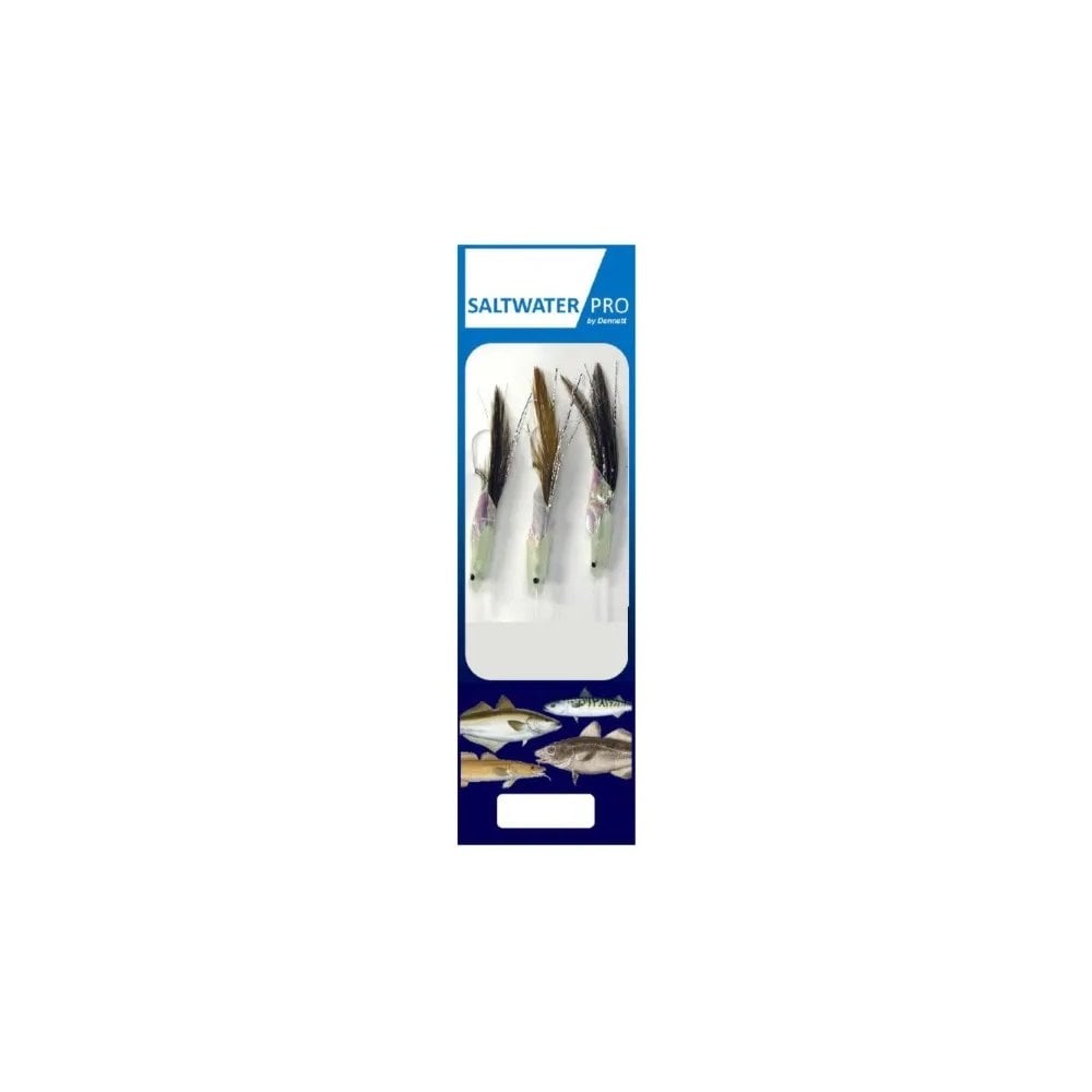 Saltwater Pro 3 Hook Natural Hokkai Rig