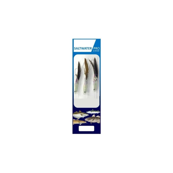 Saltwater Pro 3 Hook Natural Hokkai Rig