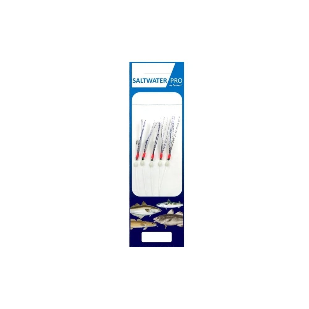 Saltwater Pro 5 Hook Sparkle Rig Blue