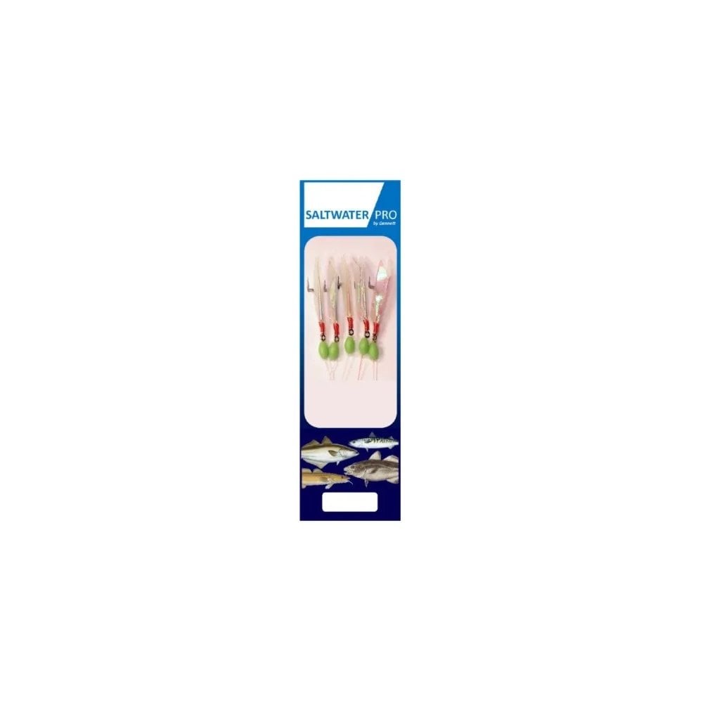 Saltwater Pro Lumi Fish Skin 5 Hook Rig