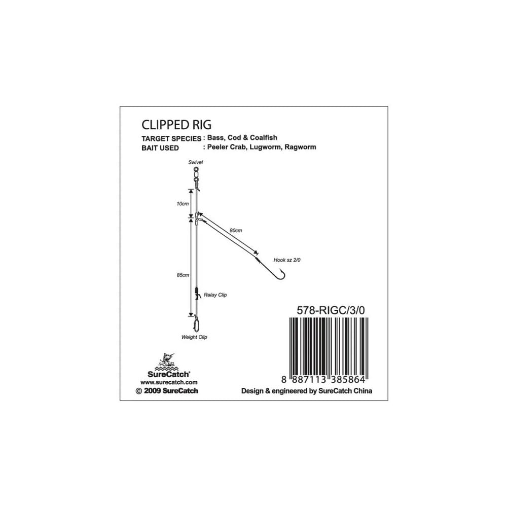 Saltwater Pro Series Clipped Rig