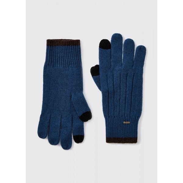 Marsh Knitted Gloves - Peacock Blue - Medium