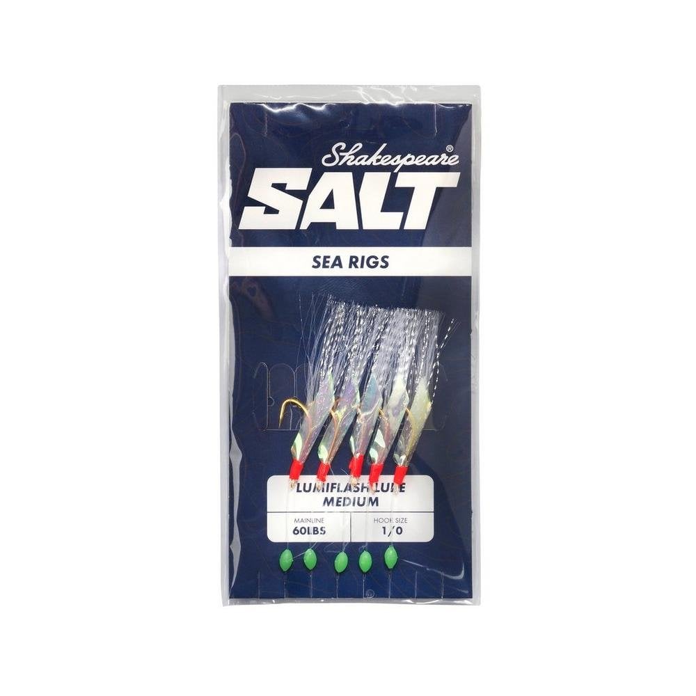 Salt Lumiflash Lure M 5 Hook Rig Size 1/0