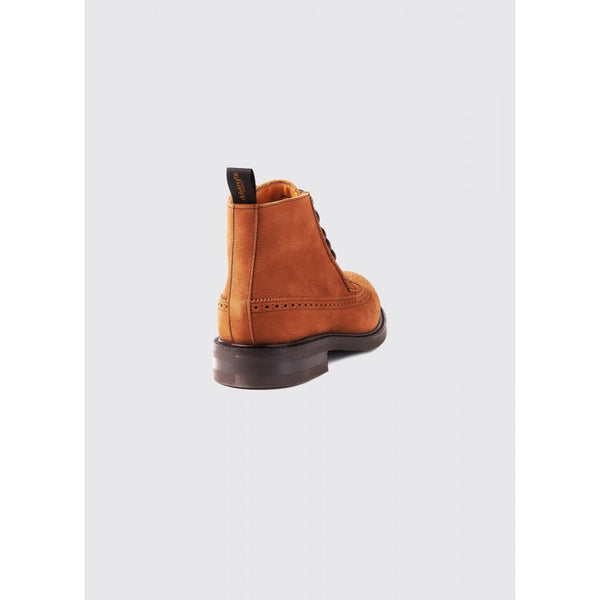 Down Goodyear Brogue Boot - Brown