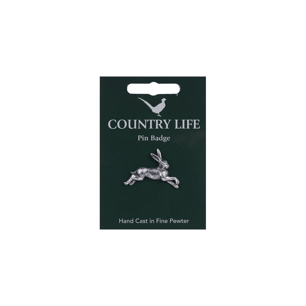 Hare Pin Badge