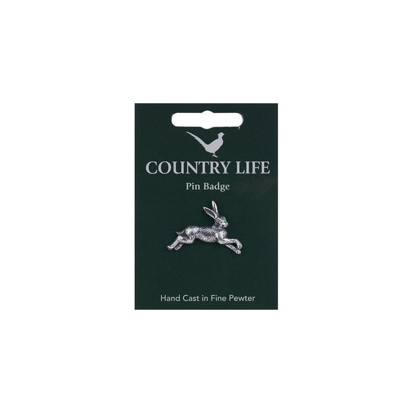 Hare Pin Badge