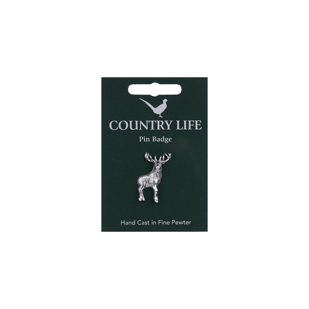 Whole Stag Pin Badge