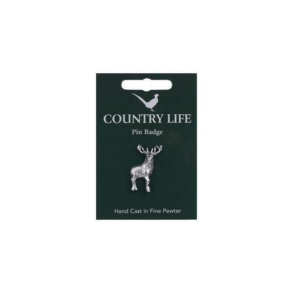 Whole Stag Pin Badge