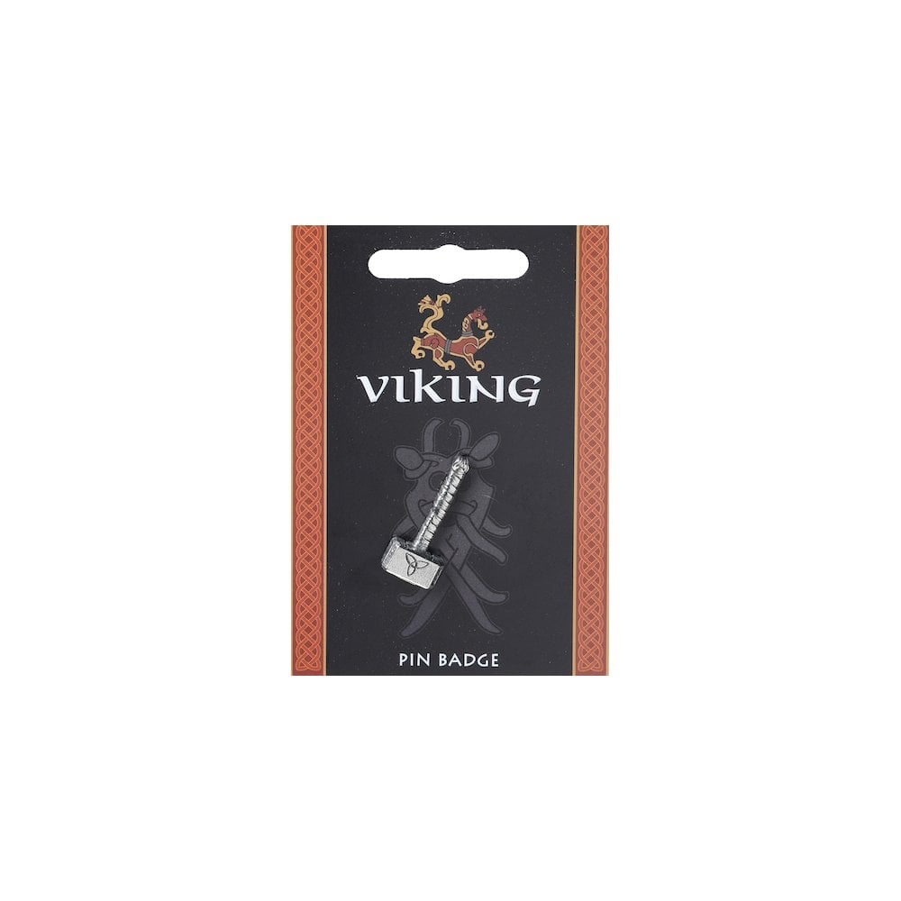 Mjolnir Thor's Hammer Pin Badge