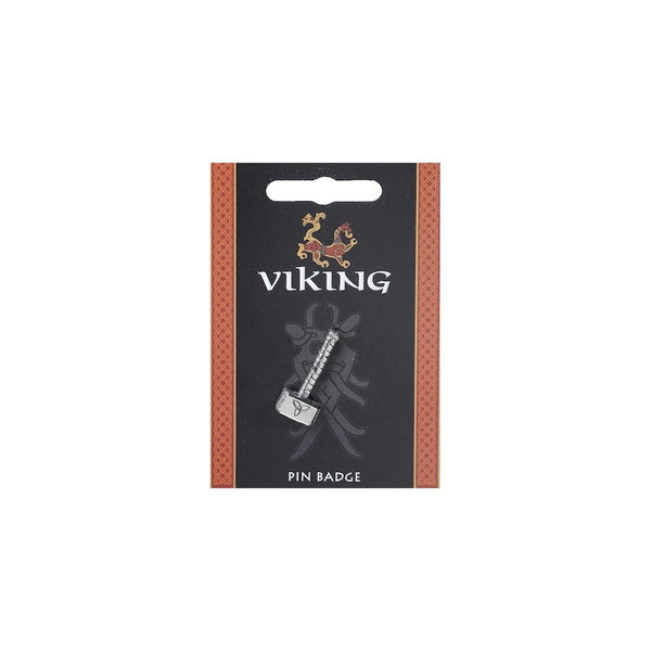 Mjolnir Thor's Hammer Pin Badge