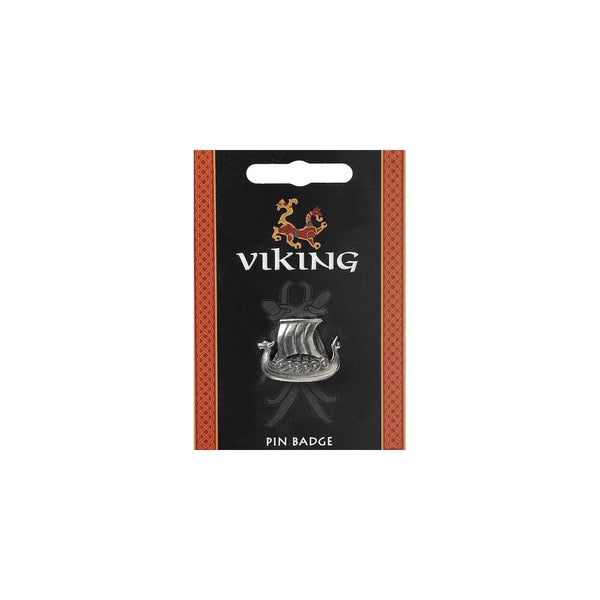Viking Boat Pin Badge