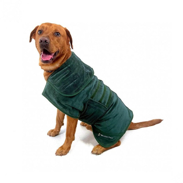 Dog Robe in Green