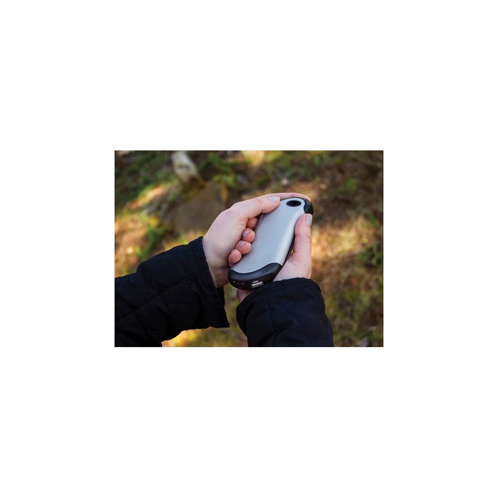 HeatBank 9s 9-Hour Rechargeable Hand Warmer in Silver