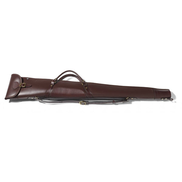 Byland Leather Shotgun Slip with Flap, Zip & Carry Handles