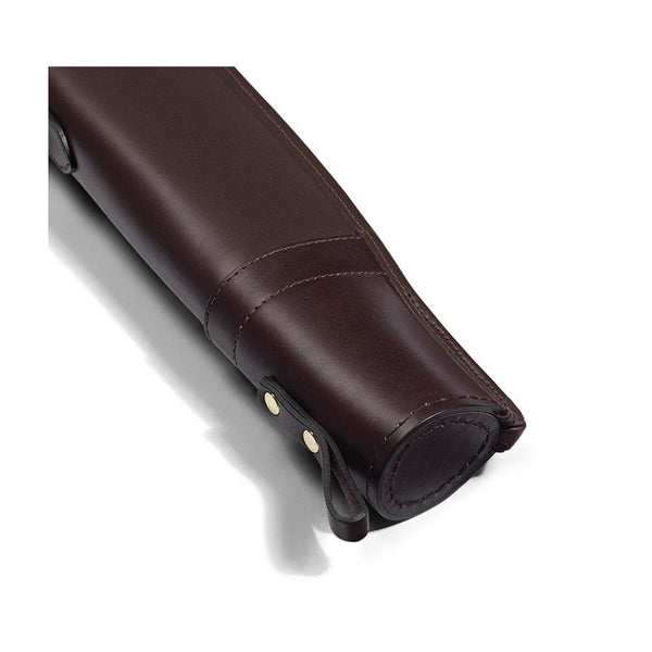 Byland Leather Shotgun Slip with Flap, Zip & Carry Handles