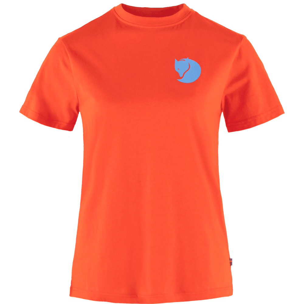 Fox Boxy Logo Tee W - Flame Orange