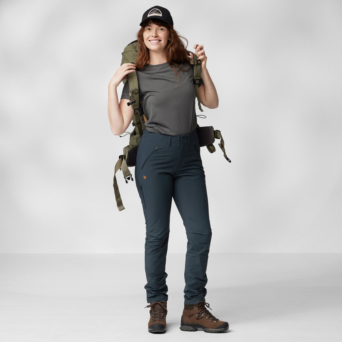 Abisko Trail Stretch Trousers W - Dark Navy