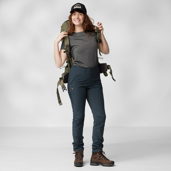 Abisko Trail Stretch Trousers W - Dark Navy