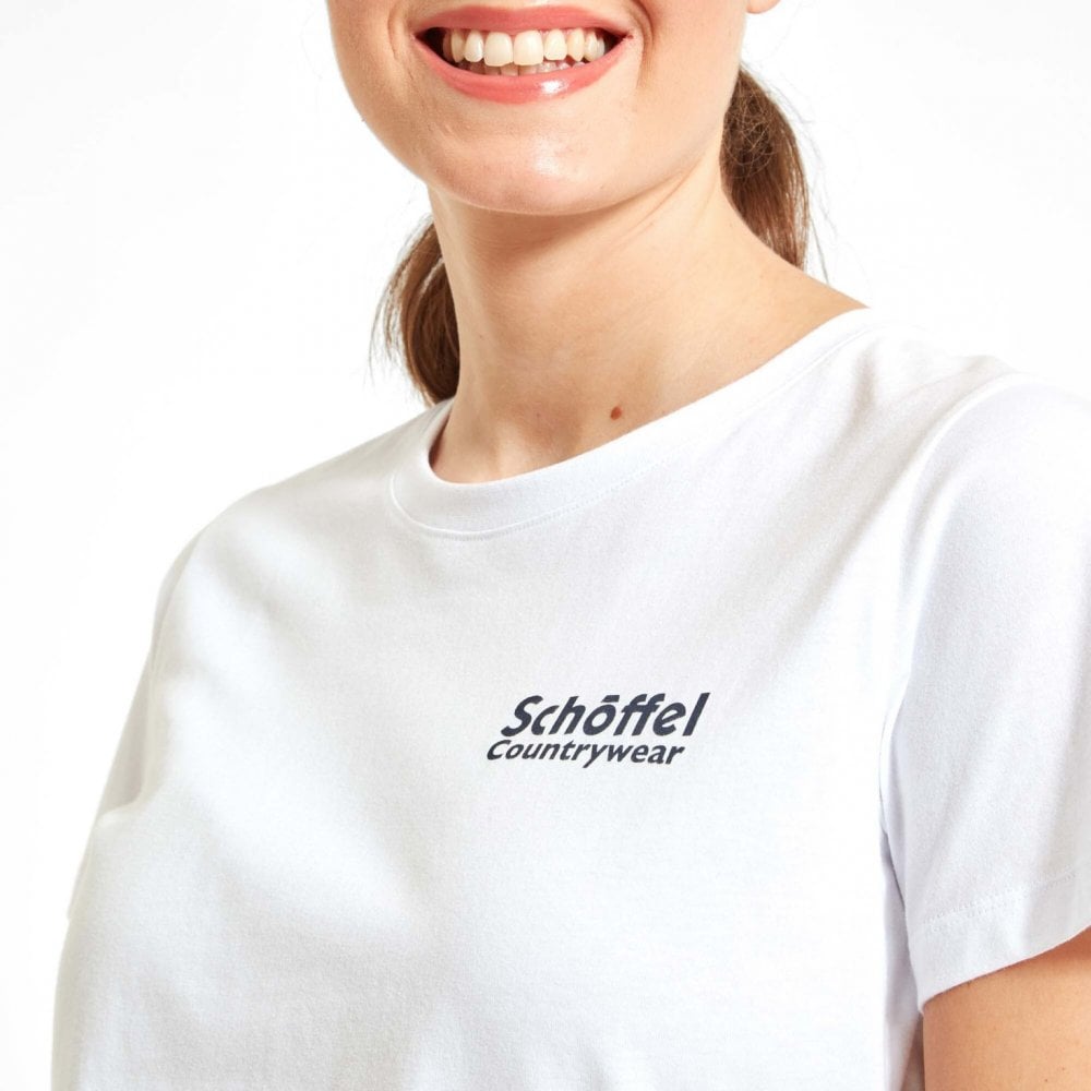 Torre T-Shirt  - White/Navy Logo