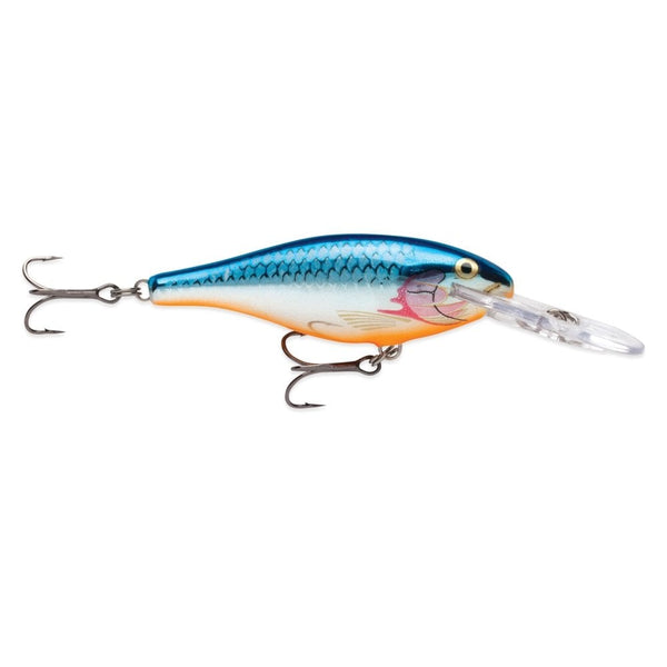 Shad Rap Lure in Silver Blue Pattern