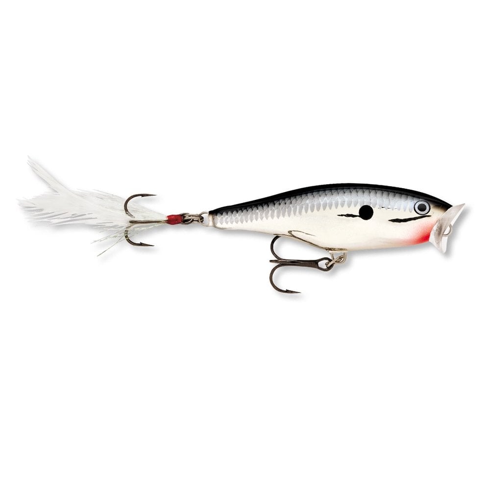 Skitter Pop Lure in Chrome Pattern