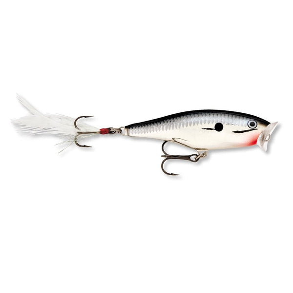 Skitter Pop Lure in Chrome Pattern