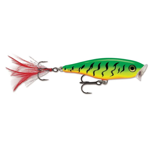 Skitter Pop Lure in Fire Tiger Pattern