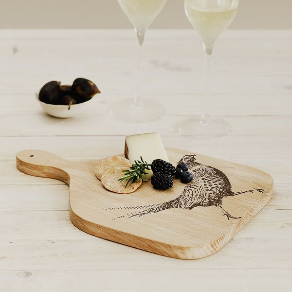 Oak Hanging Paddle - Medium - Pheasant