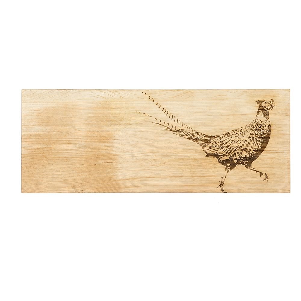 Large Pheasant Oak Serving Board