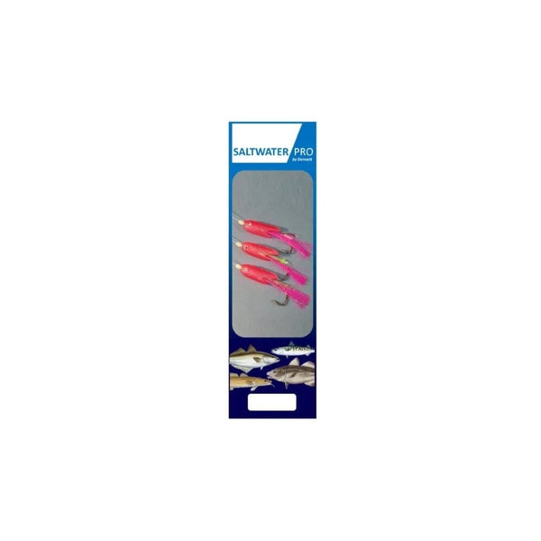 Saltwater Pro 3 Hook Pink Jumbo Hokkai Rig