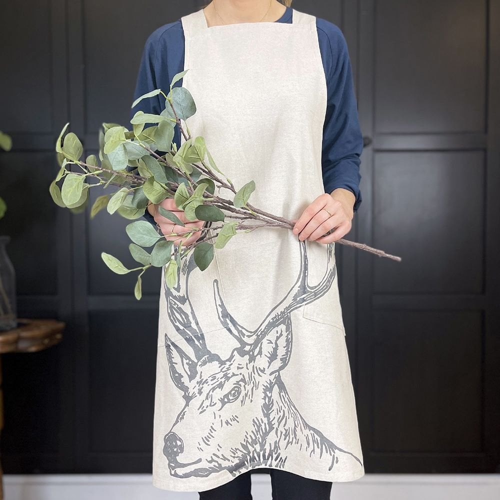 Linen Apron - Stag