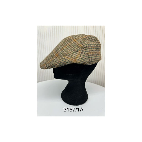 Garforth Tweed Flat Cap
