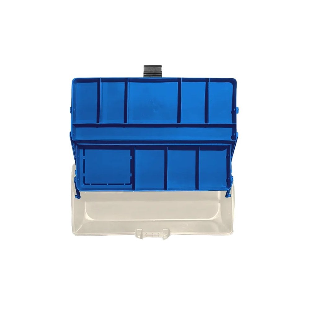 Plastic 2 Tray Fishing Tackle Box
