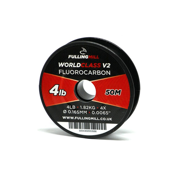 World Class V2 Fluorocarbon in 50m Spools