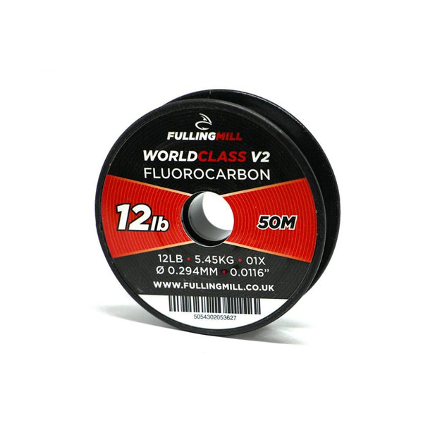 World Class V2 Fluorocarbon in 50m Spools