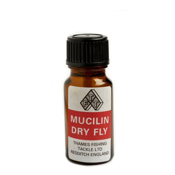 Mucilin Red Liquid Bottle and Brush